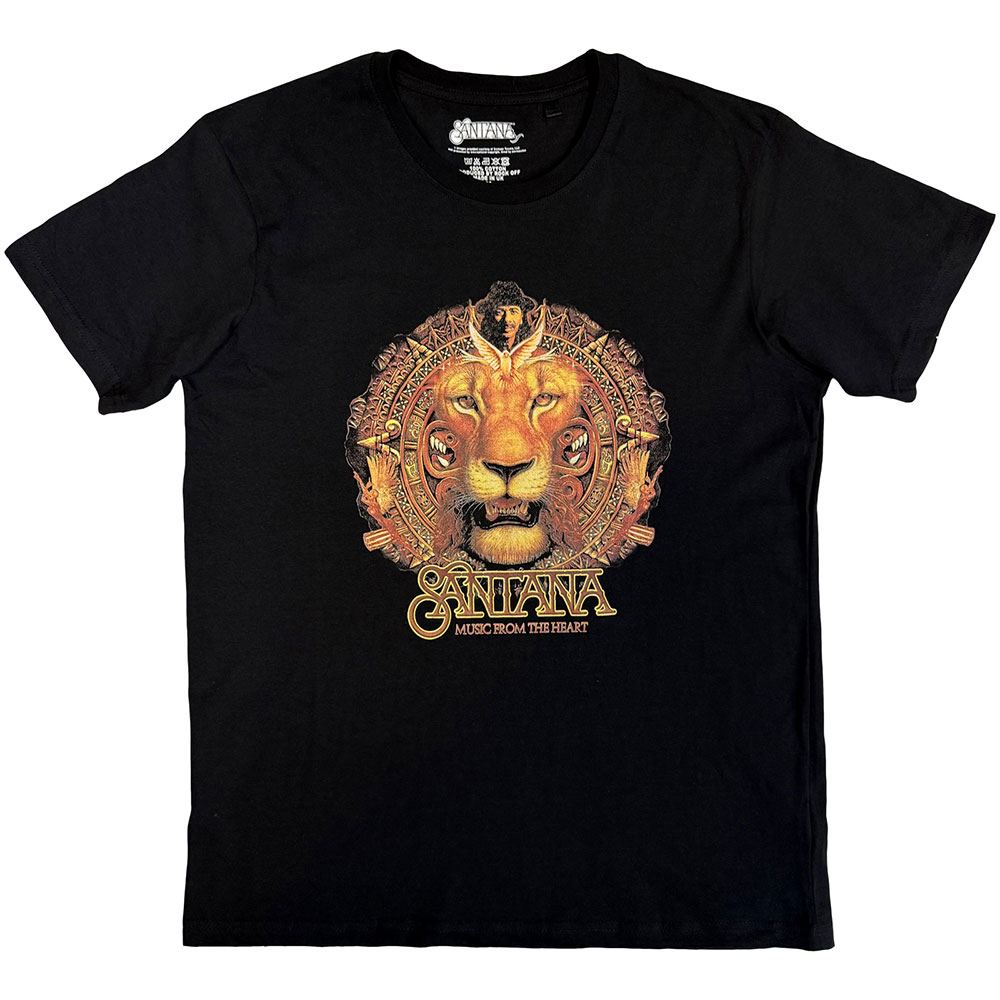 Santana - Lionhead Herren TShirt - Schwarz